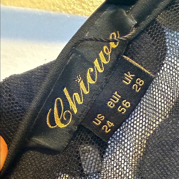 Chic Black Sheer Polka Dot Dress - Picture 2 of 5